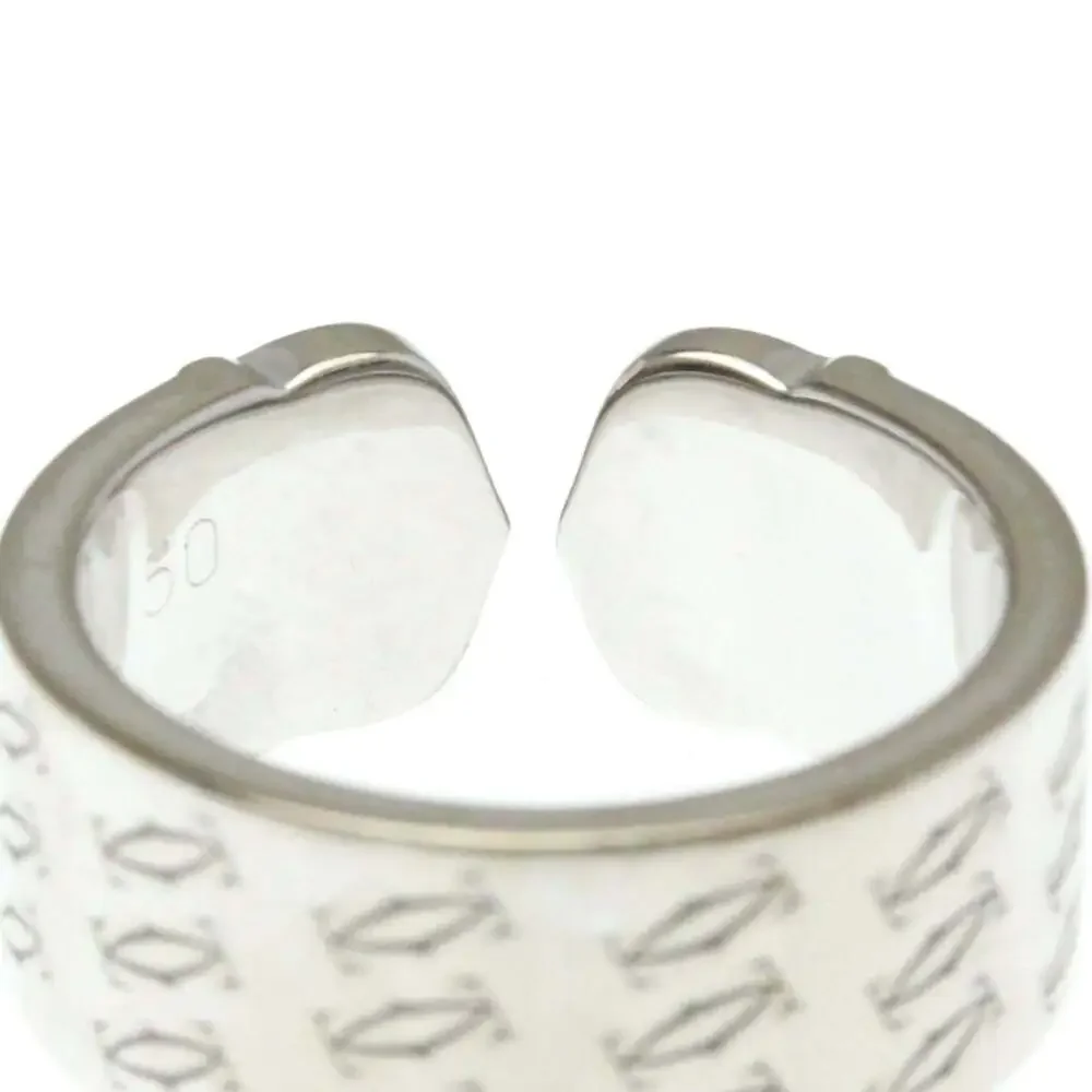 CARTIER 18k Silver Diamond Ring